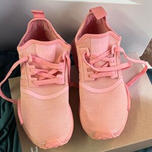 Adidas Blush Pink Lace-Up Sneakers